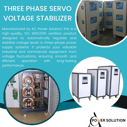 Three Phase Air cool Servo stabilizer